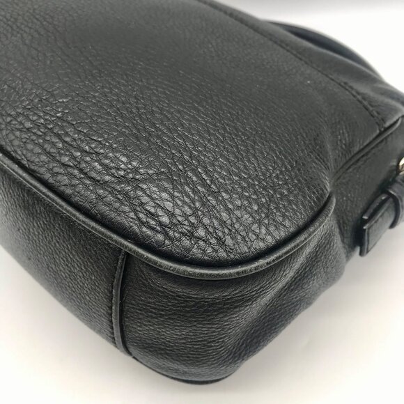 Kate Spade Black Pebbled Leather Cobble Hill Devin Satchel Bag - Picture 8 of 11